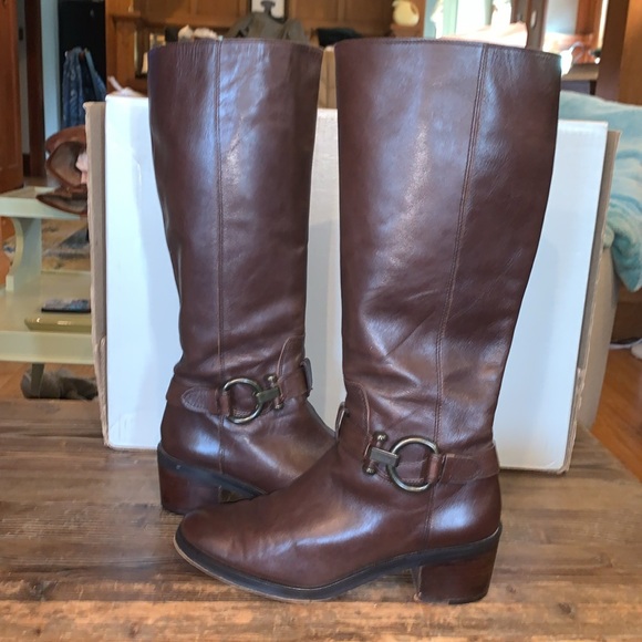 Coach Carolina heeled boot sz. 8.5 - Picture 1 of 11